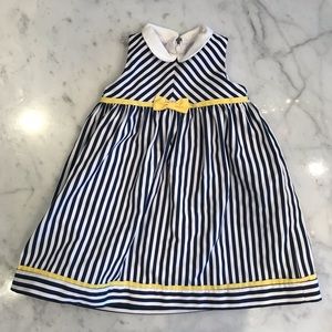 NWOT LULI & ME Girls Striped Dress, 24M